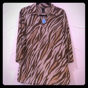 Animal Print Tunic